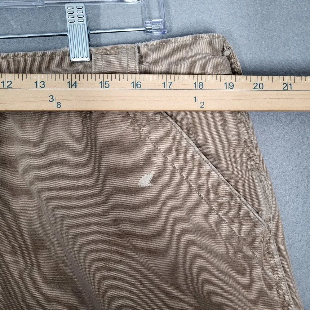 Carhartt Cargo Shorts Men's 40 Khaki Cotton Workwear Outdoor Utility Casual